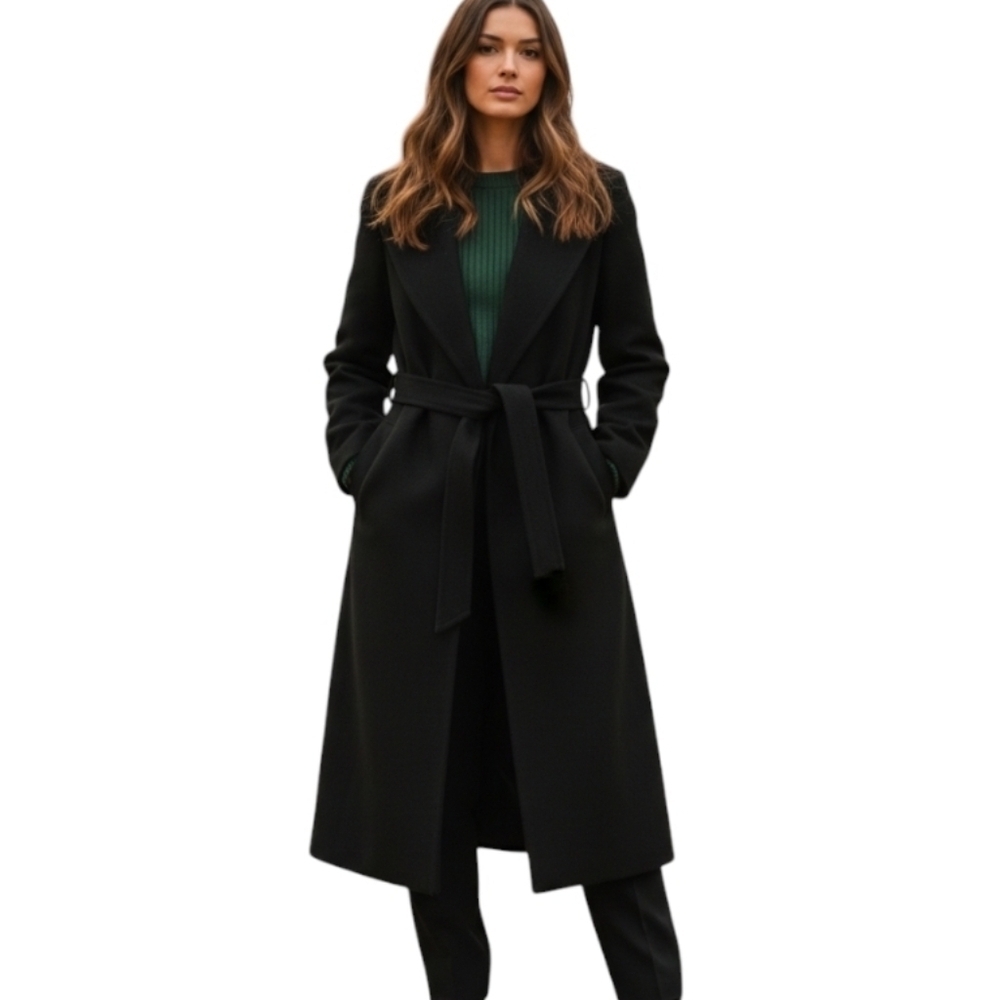 Sam Edelman Black Trench Coat